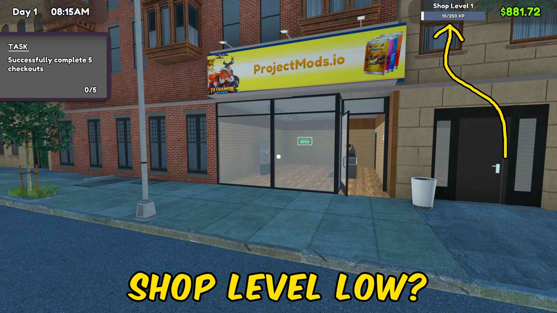 Fame & Shop XP Manager